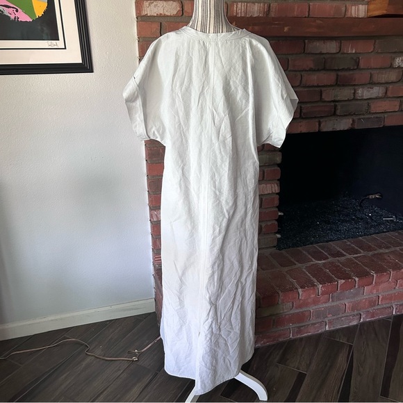 Sofie D’Hoore Ducie Linen Blend Midi Dress in Calcium Sz 40 Large - Picture 10 of 13